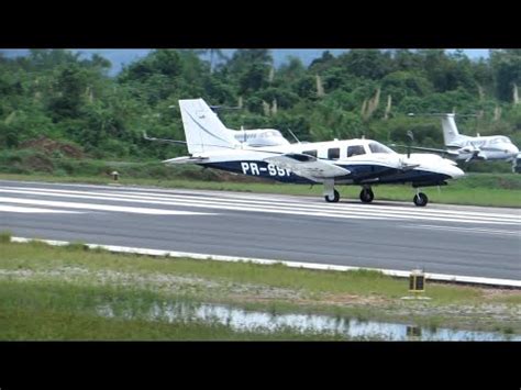 Piper Seneca V Pouso Em Angra Dos Reis Rj Youtube