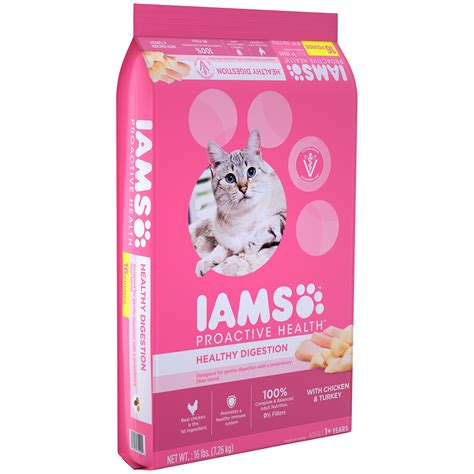 IAMS PROACTIVE HEALTH Adult Healthy Digestion Dry Cat Food With Chicken