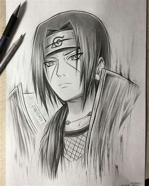 Arteyata Arteyata Twitter Naruto Sketch Itachi Uchiha Art