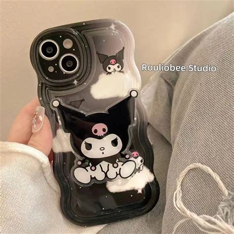 Kawaii Sanrio Kuromi Phone Case For Iphone Pro Max Mini Xs