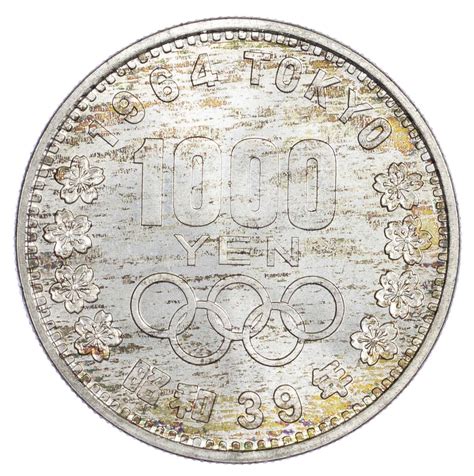Japan, Shōwa, silver 1000 Yen, 1964 - Tokyo Olympic Games | Baldwin's