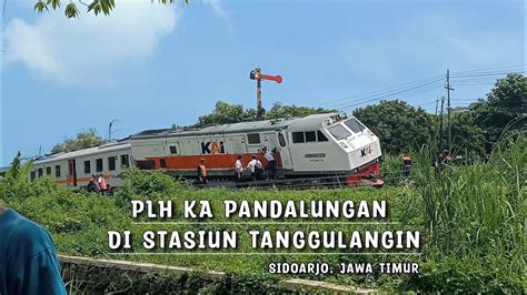 Ka Pandalungan F Anjlok Di Stasiun Tanggulangin Sidoarjo Youtube