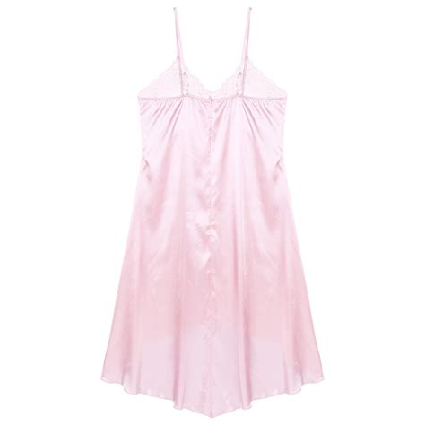 Women S Sheer Mesh Babydoll Lingerie Lace Trim Negligee Sexy Boudoir Sleepwear EBay