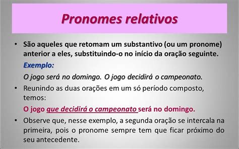 O Que E Pronome Relativo - Pronomes relativos, o que são e como aplicar no texto pronomes relativos