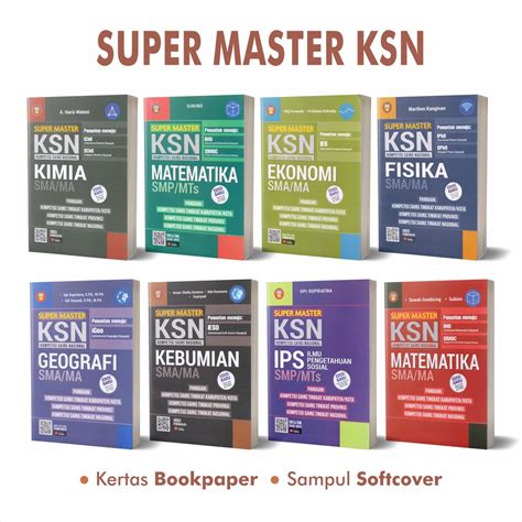 Jual Buku Pengetahuan Super Master Ksn Smp Sma Matematika Kimia Ekonomi