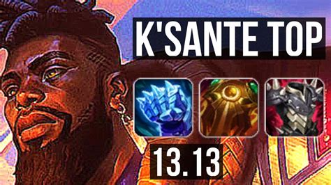 K SANTE Vs DARIUS TOP 73 Winrate Rank 7 K Sante 7 3 13 TR