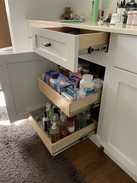 Kitchen Pull Out Shelves and Drawers 3 1/2 Tall Made To Fit | Slide Out