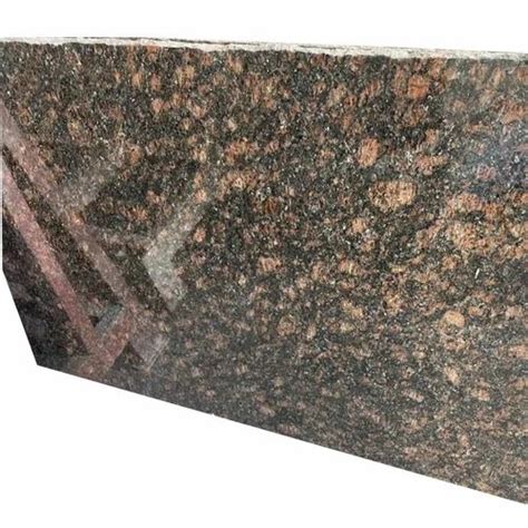 Polished Tan Brown Granite Slab For Countertops Thickness Mm At