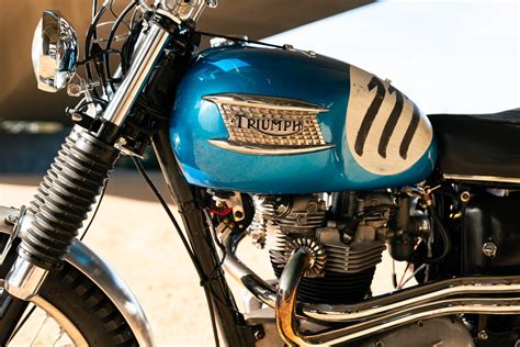 Desert Sled Perfection A Hand Built Triumph Tr Trophy