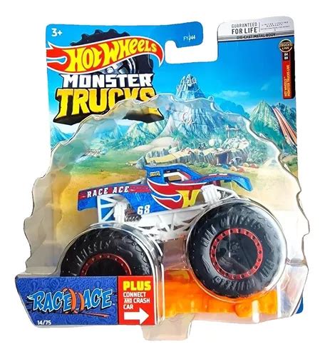 Hot Wheels Hw Monster Trucks Race Ace Crash Legends Escala 1 MercadoLibre