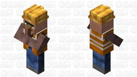 Villager Profession Construction Minecraft Mob Skin