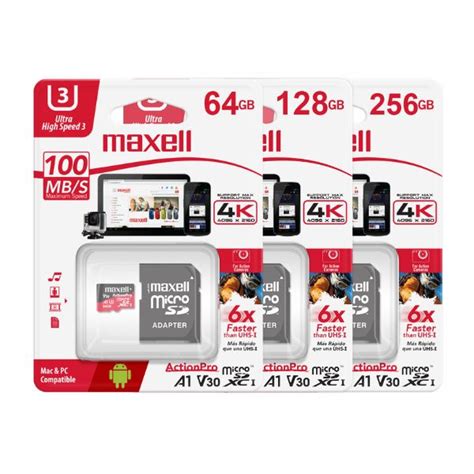 Memoria Maxell MicroSD Flash Media Secure Hola Compras