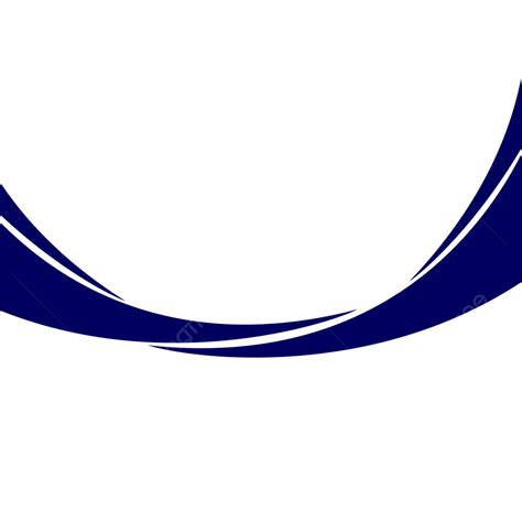 Forma De Curva Azul Escuro PNG Curva Forma Abstrato Imagem PNG E