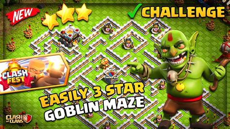 Goblin Maze Challenge Easily Star The Goblin Maze Challenge Clash