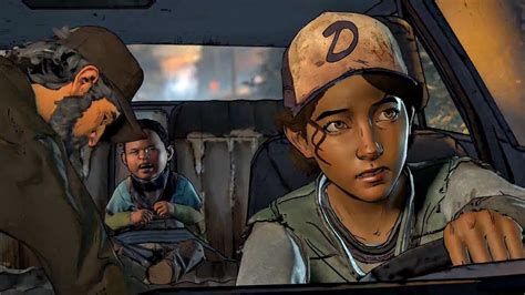 Kenny Dies After Car Crash Clementine Flashback Walking Dead Death Telltale Games Youtube