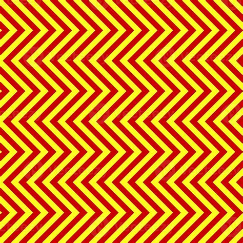 Classic Red And Yellow Chevron Seamless Pattern Seamless Zig Zag