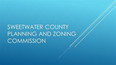 Sweetwater County Wyoming Planning And Zoning Meeting December 11 2019