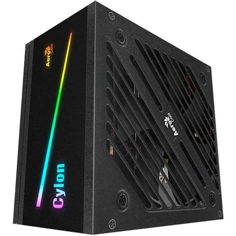 Fuente Pc Aerocool Cylon W Rgb Gamer Plus Bronze Full Range