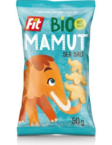 Ekologiczne Chrupki Kukurydziane Mamut Solone Bez Glutenu 50g BIO