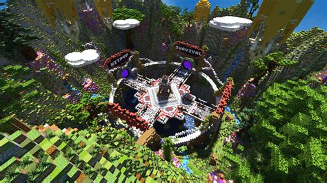 4 MINIGAMES LOBBY Minecraft Map