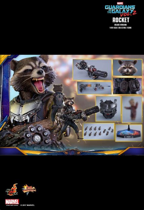 Rocket Raccoon Aus Dem Film Guardians Of The Galaxy Vol 2 Von Hot Toys Deluxe Version MMS411