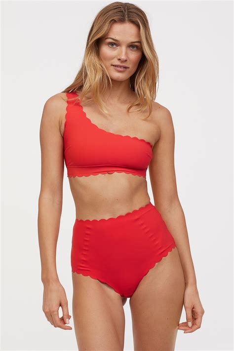 H&M + One Shoulder Bikini Top