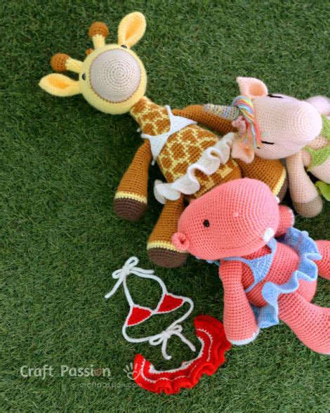 Crochet Bikini For Doll Free Crochet Pattern Craft Passion