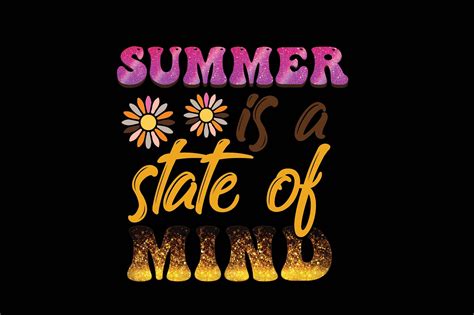 Summer Is A State Of Mind Graphic By Riya Design Shop Creative Fabrica