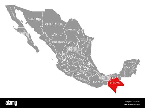 Chiapas contour hi-res stock photography and images - Alamy