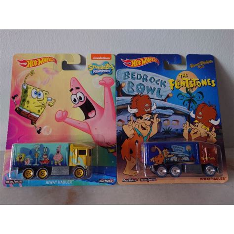 Hot Wheels Hiway Hauler Nickelodeon SpongeBob SquarePants Hanna Barbera The Flintstones Real