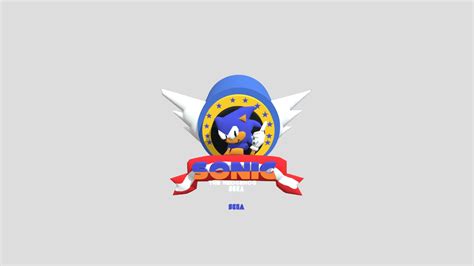 Sonic Title Screen Made In Paint 3d Download Free 3d Model By