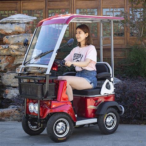 Wholesale Fashion Leisure Elderly Four Wheel Electric Vehicle Scooter