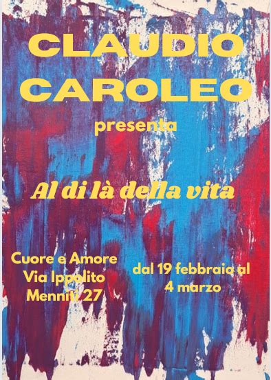 Catanzaro Grande Successo Per La Mostra Di Pittura Di Claudio Caroleo