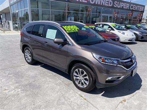 Pre Owned 2016 Honda Cr V Ex L Sport Utility In Orange 19393t