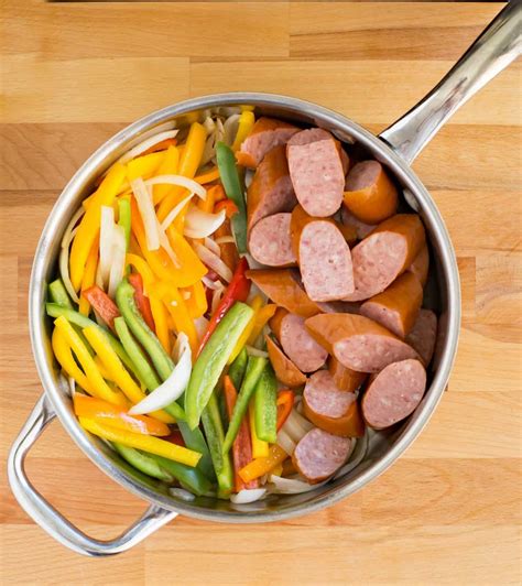 Smoked Sausage And Pepper Recipe I Heart Eating