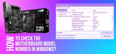 How To Check The Motherboard Model Number In Windows World Pc Tech