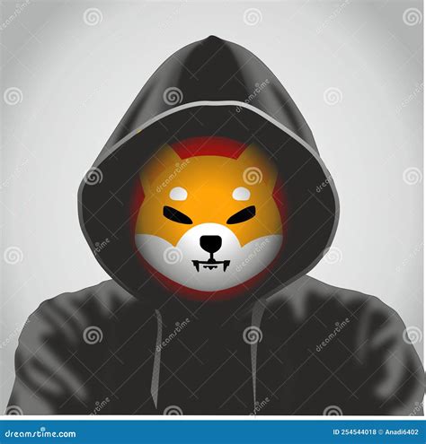 Hacker Da Moeda De Shiba Inu Roubando Hackeamento Criptográfico Atrás