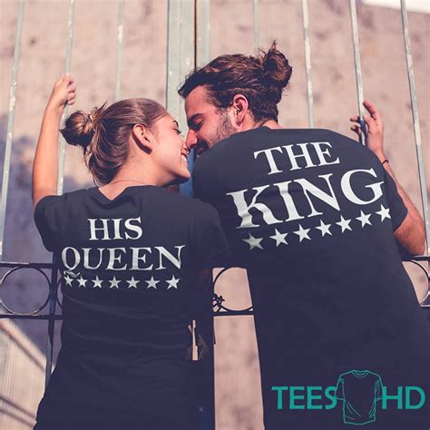 King And Queen Couple Shirts Love Couples Tshirts Teeshd Custom T