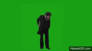 Bearded man dancing - Green screen on Make a GIF