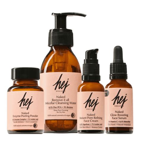 Hudpleiepakke Fra Hej Organic Naked For Fet Hud Og Uren Hud Karma No