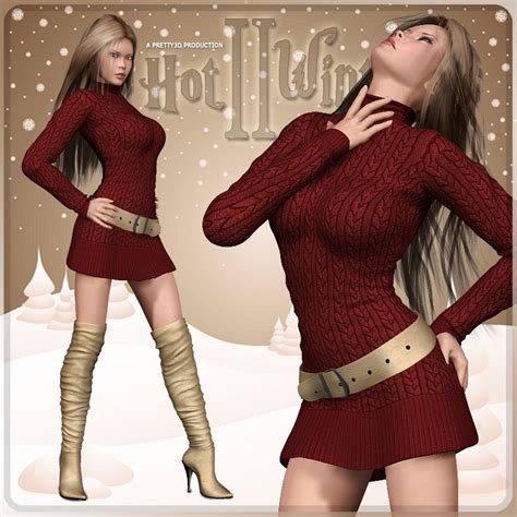 Hot Winter II D Models D Figure Assets Pretty D