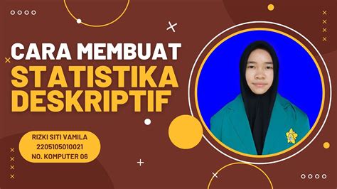 Tugas Praktikum Metode Statistik Uji Deskriptif Menggunakan SPSS YouTube