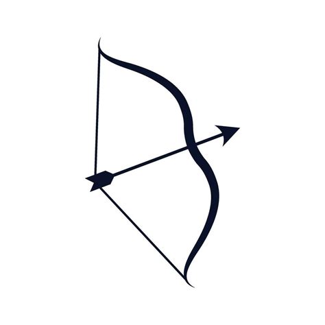 Bow And Arrow Vector Icon 27477559 Vector Art At Vecteezy