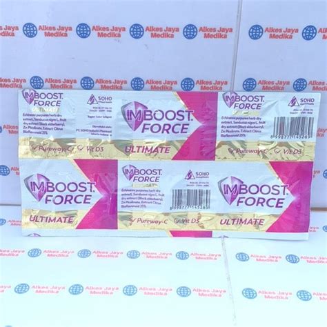 Jual Imboost Force Ultimate Strip Isi 10 Tablet Vitamin Daya Tahan