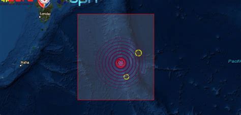 Fortissima Scossa Di Terremoto Di Mw Nella Zona Delle Isole Bonin