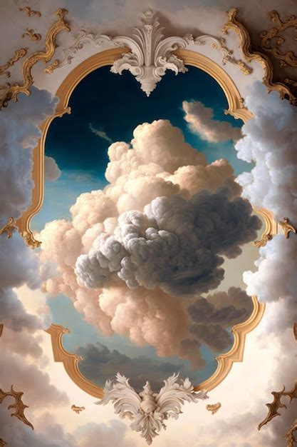 Premium AI Image Cloud Landscape By Francis Millet In The Style Of