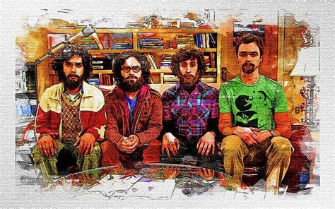 My Tv Show The Big Bang Theory Kunal Nayyar Raj Koothrappali Johnny Galecki Leonard Hofstadter