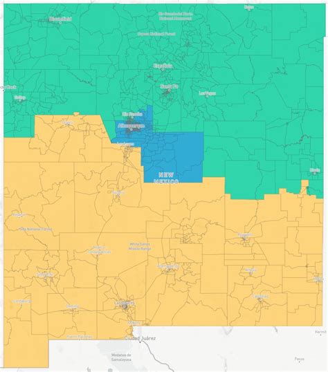 New Mexico District Map 2025 Natka Annemarie