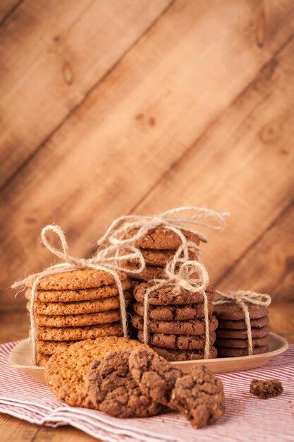 Biscoitos Integrais Fio Caseiros Aveia Linho E Sementes De