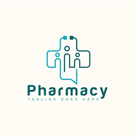 premium vector pharmacy logo design template vector graphic branding
